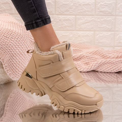 Ghete dama Lidena - Khaki