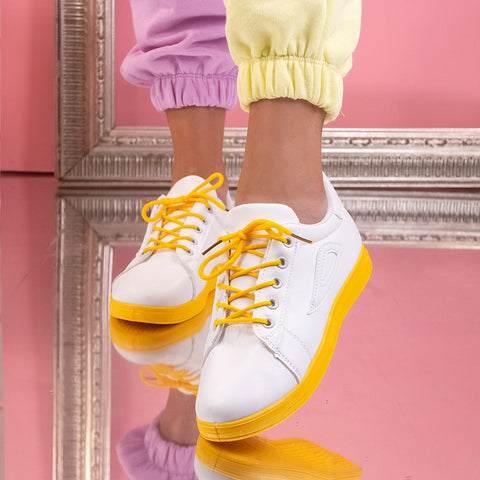 Pantofi sport Meisy - White