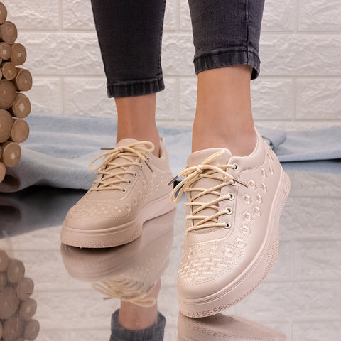 Pantofi sport Verona - Beige