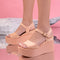 Sandale dama cu platforma Tangra - Pink