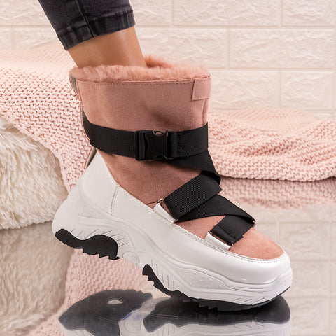 Ghete dama Adela - Pink