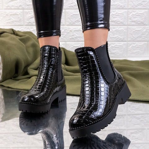 Ghete dama Galena - Black