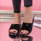 Papuci dama Semana - Black