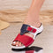 Papuci dama Salvia - Red/White