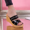 Papuci dama cu platforma Ofelia - Black