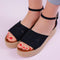 Sandale dama cu platforma Sienna-Black