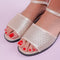 Sandale dama joase Alicea-Beige