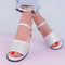 Sandale dama joase Alicea-Silver
