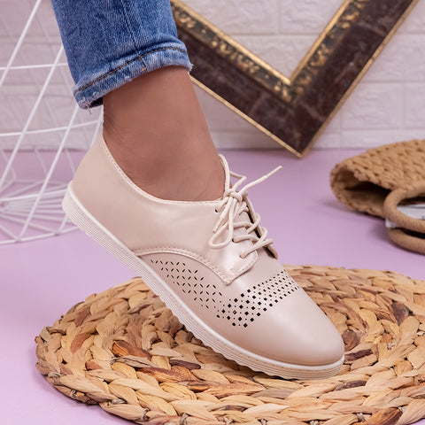 Pantofi dama Lindzy - Beige