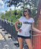 Tricou dama California - White » MoXo Romania