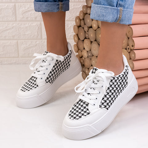 Pantofi sport Vayan - White/Black