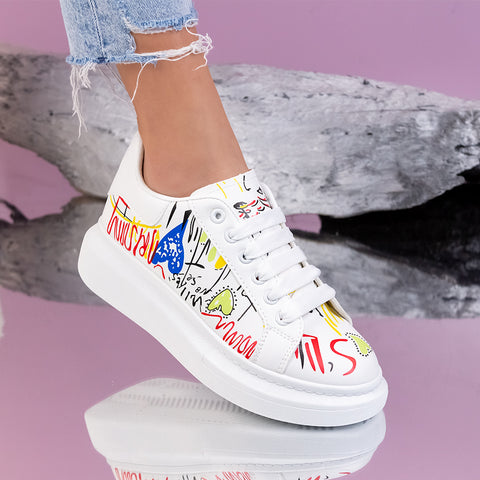Pantofi sport Balena - White