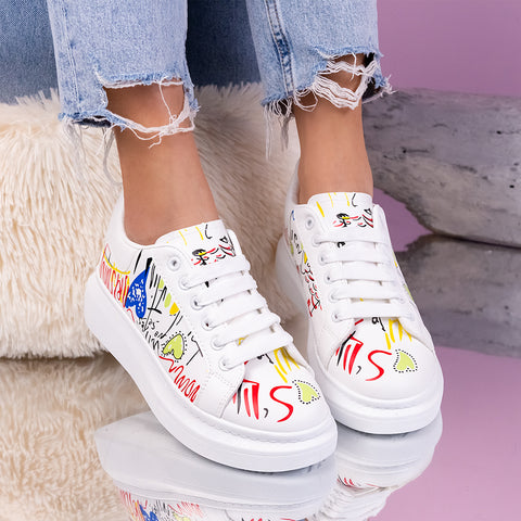 Pantofi sport Balena - White