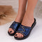 Papuci dama Gery - Navy