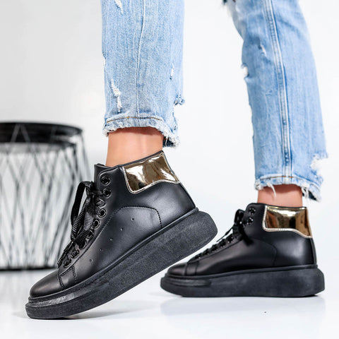 Tenisi dama Adela - Black/golden » MoXo Romania