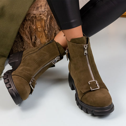 Ghete dama  Renata - Green