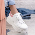 Pantofi sport Evie - White/Pink