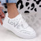 Pantofi sport Vivian - White/Silver