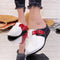 Papuci dama Peny - White/Red