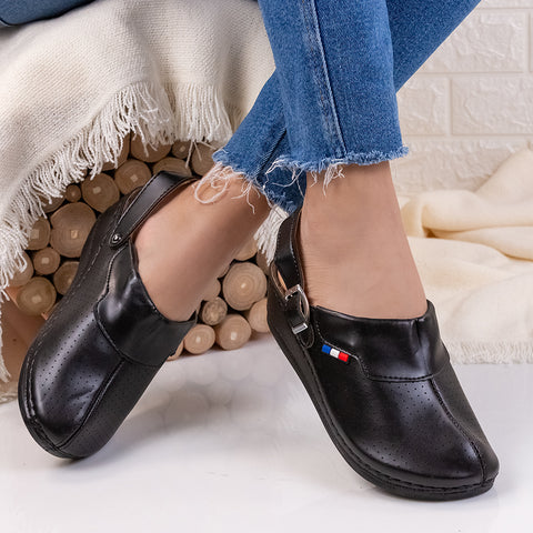 Papuci dama  Denica - Black