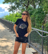 Tricou dama Hat - Black » MoXo Romania