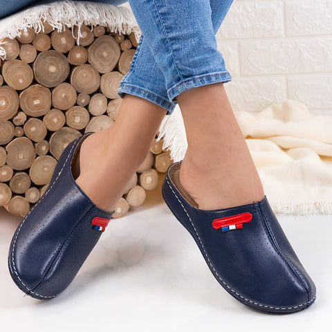 Papuci dama Tommy - Navy