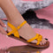 Sandale dama Alora - Yellow