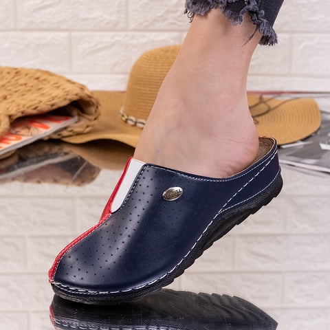 Papuci dama Vesy - Navy