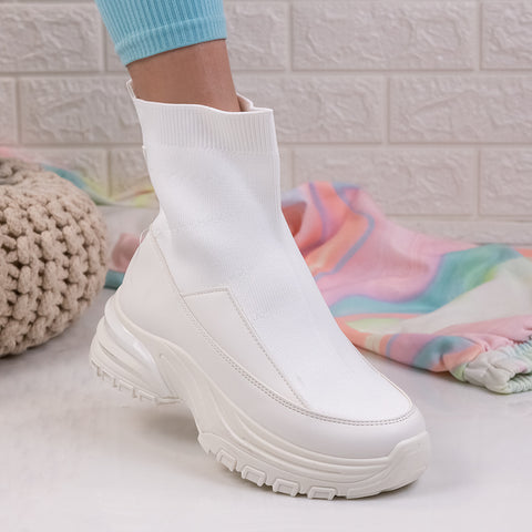 Pantofi sport Axena - White