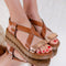 Sandale dama piele naturala Belisa - Gold
