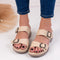 Papuci dama Alesa - Beige