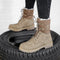 Bocanci dama Vellina - Khaki » MoXo Romania