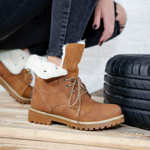 Bocanci dama Vellina - Dark brown » MoXo Romania