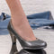 Pantofi dama cu toc Yanita - Grey