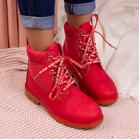 Bocanci dama Amika - Red