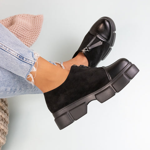 Pantofi casual Rozy - Black
