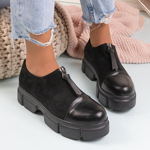 Pantofi casual Rozy - Black