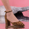 Pantofi dama cu toc Zanita - Leopard
