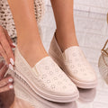Дамски обувки Ximena - Beige