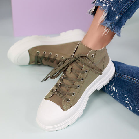 Tenisi Dama Paloma-Army Green