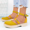 Sandale dama Elin-Yellow