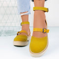 Sandale dama Elin-Yellow