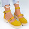 Sandale dama Elin-Yellow