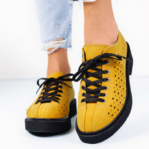 Pantofi dama Lyla-Yellow