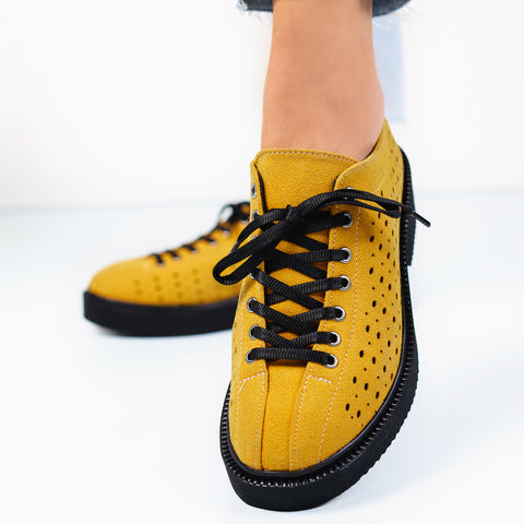 Pantofi dama Lyla-Yellow
