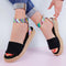 Sandale dama cu platforma Zinia-Black