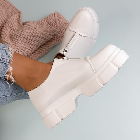Pantofi casual Rozy - White