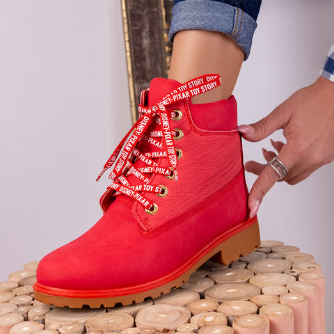 Bocanci dama Amika - Red