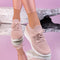 Pantofi sport cu platforma Eliana - Pink