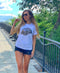 Tricou dama Hat - White » MoXo Romania